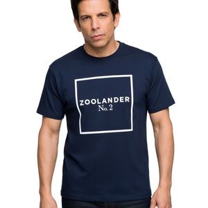 Zoolander No. 2 Blue Tee Shirt Size L